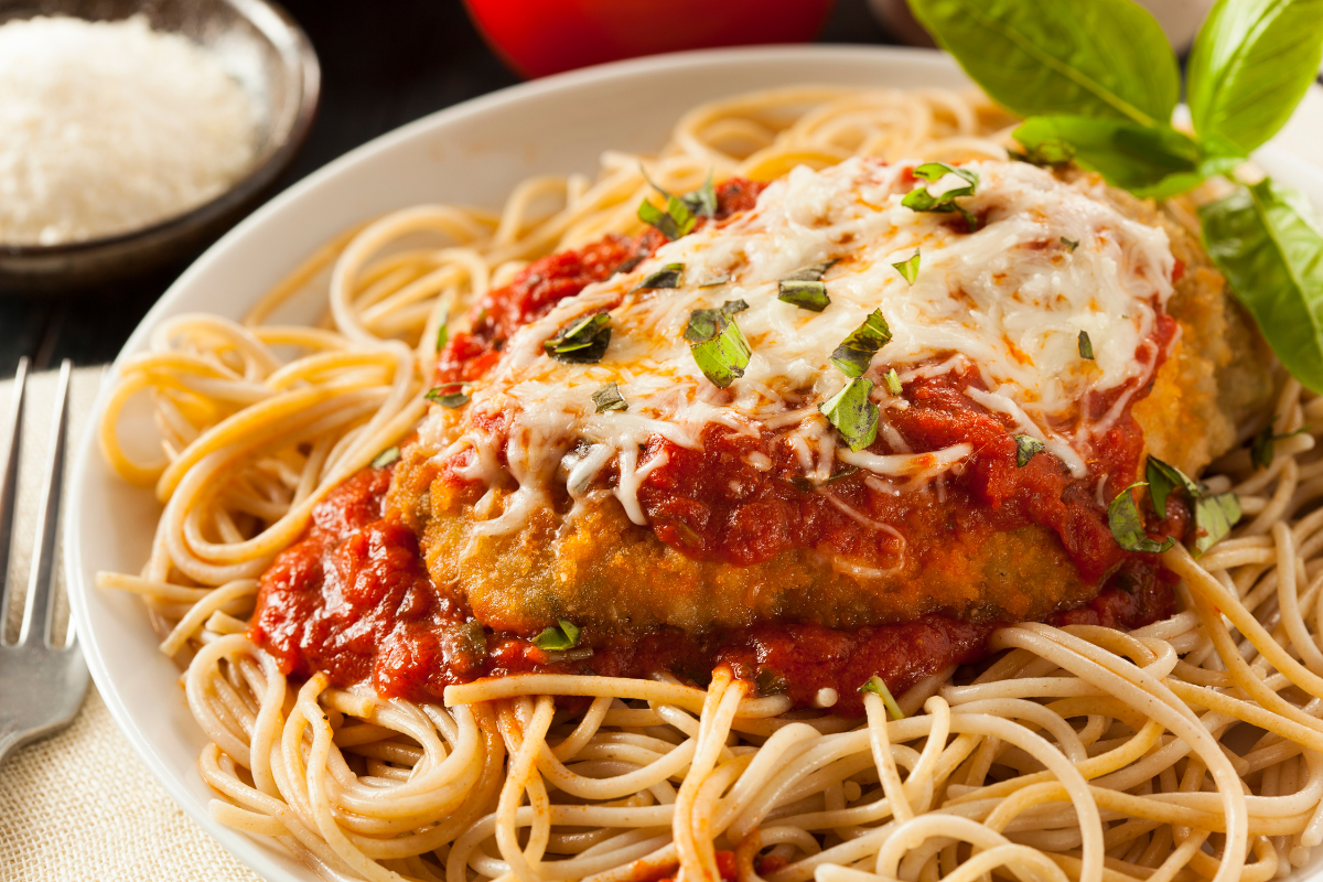 Garlic Parmesan Chicken Pasta