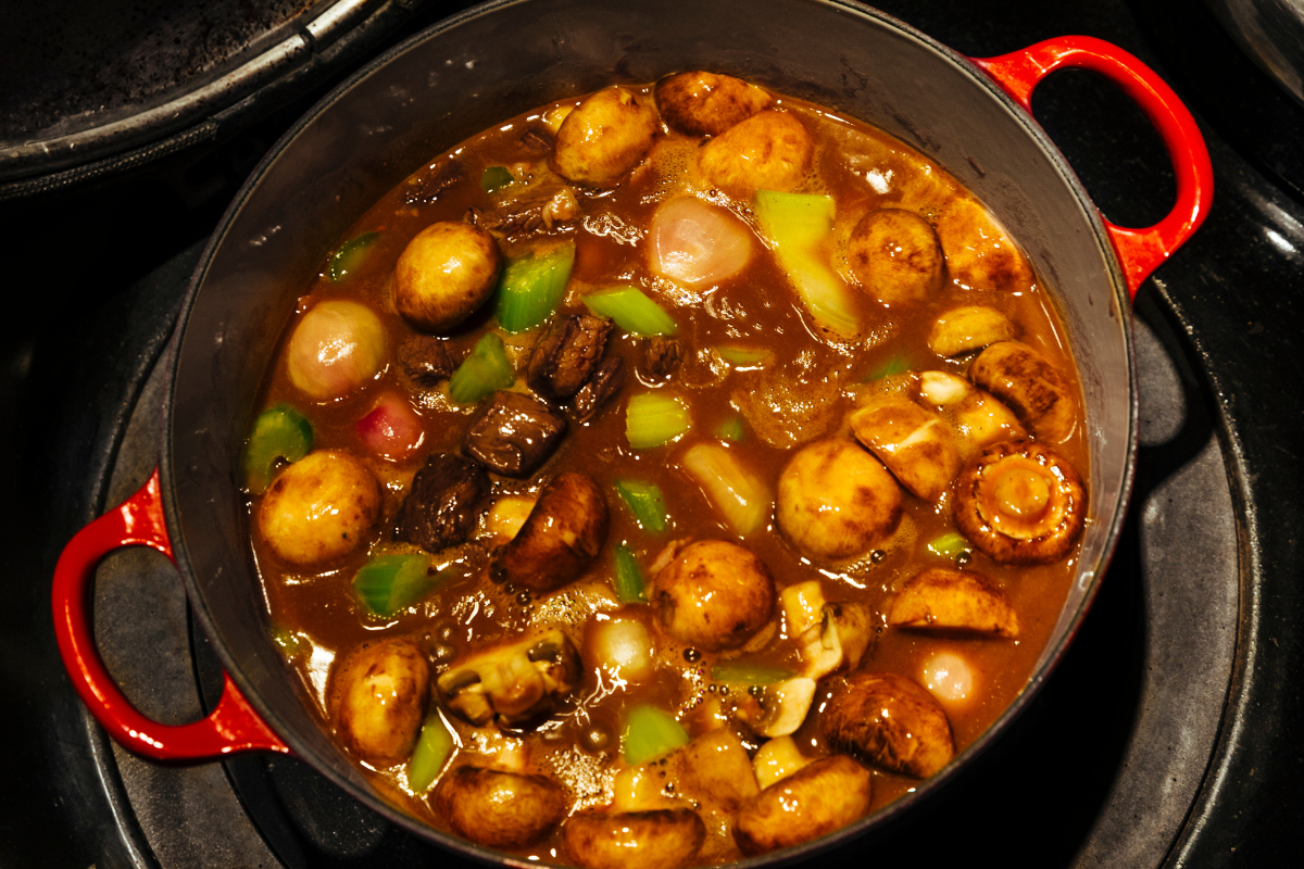 Venison Chili in Bowl