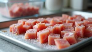 freeze cubed pancetta safely