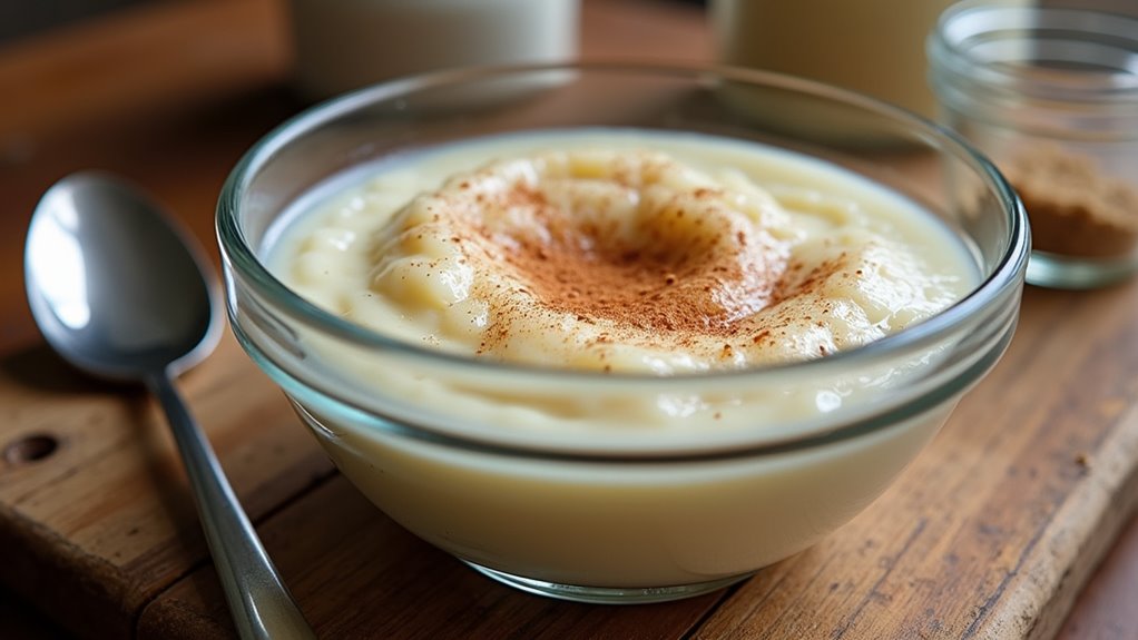freeze homemade rice pudding