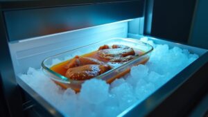marinating in freezer no